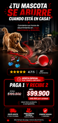 Pelota interactiva para mascotas